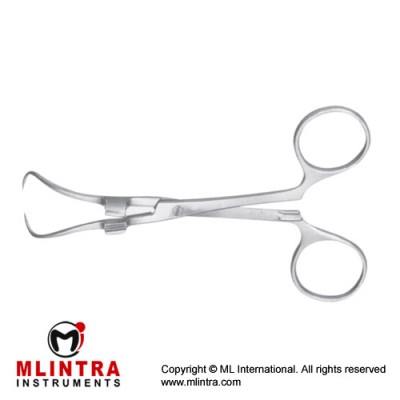 Robin Towel Clamp With Holders for Cable up to 13 mm Stainless Steel, 13.5 cm - 5 1/4"